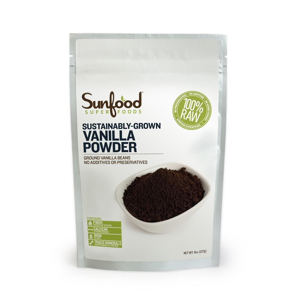 Sunfood - Vanilla Powder -- 8 oz