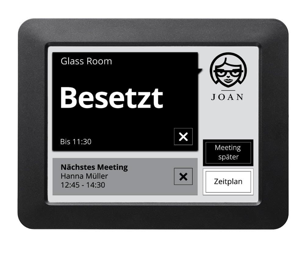 JOAN Manager Wireless Conference Room Scheduler, Black