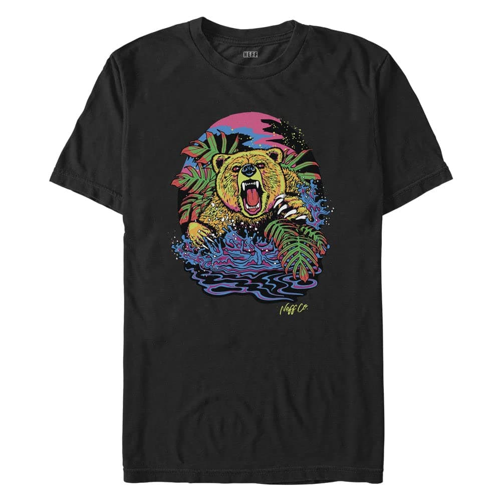 NeffMen's Psychedlic Bear Full T-Shirt