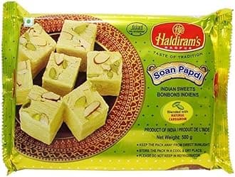 Haldiram's Soan Papdi Sweet 500g (17oz) Online Indian Grocery by Haldiram