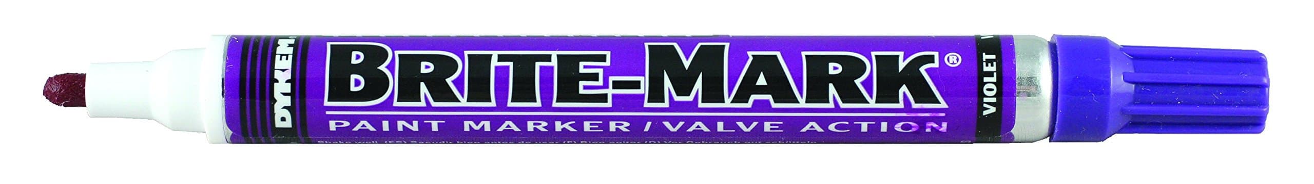 BRITE-MARK Permanent Paint Marker with Medium Tip Valve-Action (VIOLET)