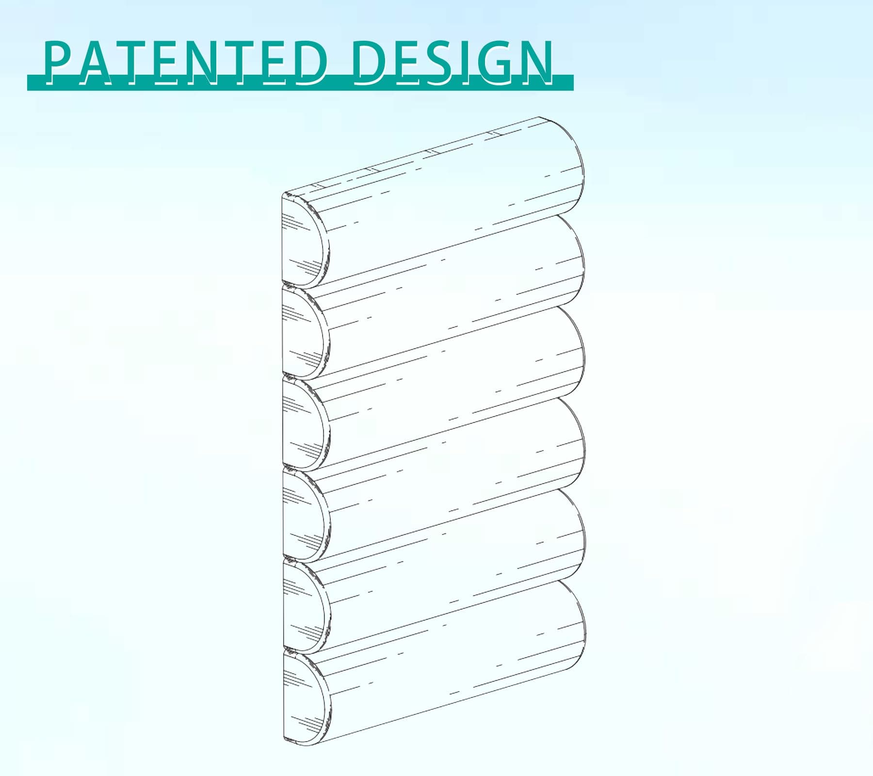 Ergonomic Lumbar Support Pillow for High Back Office Chair - Adjustable 6 Semicircular Back Cushion with Breathable Mesh Cover,Spine Support for Desk/Gaming Chairs, Neck/Upper/Lower Back Pain Relief