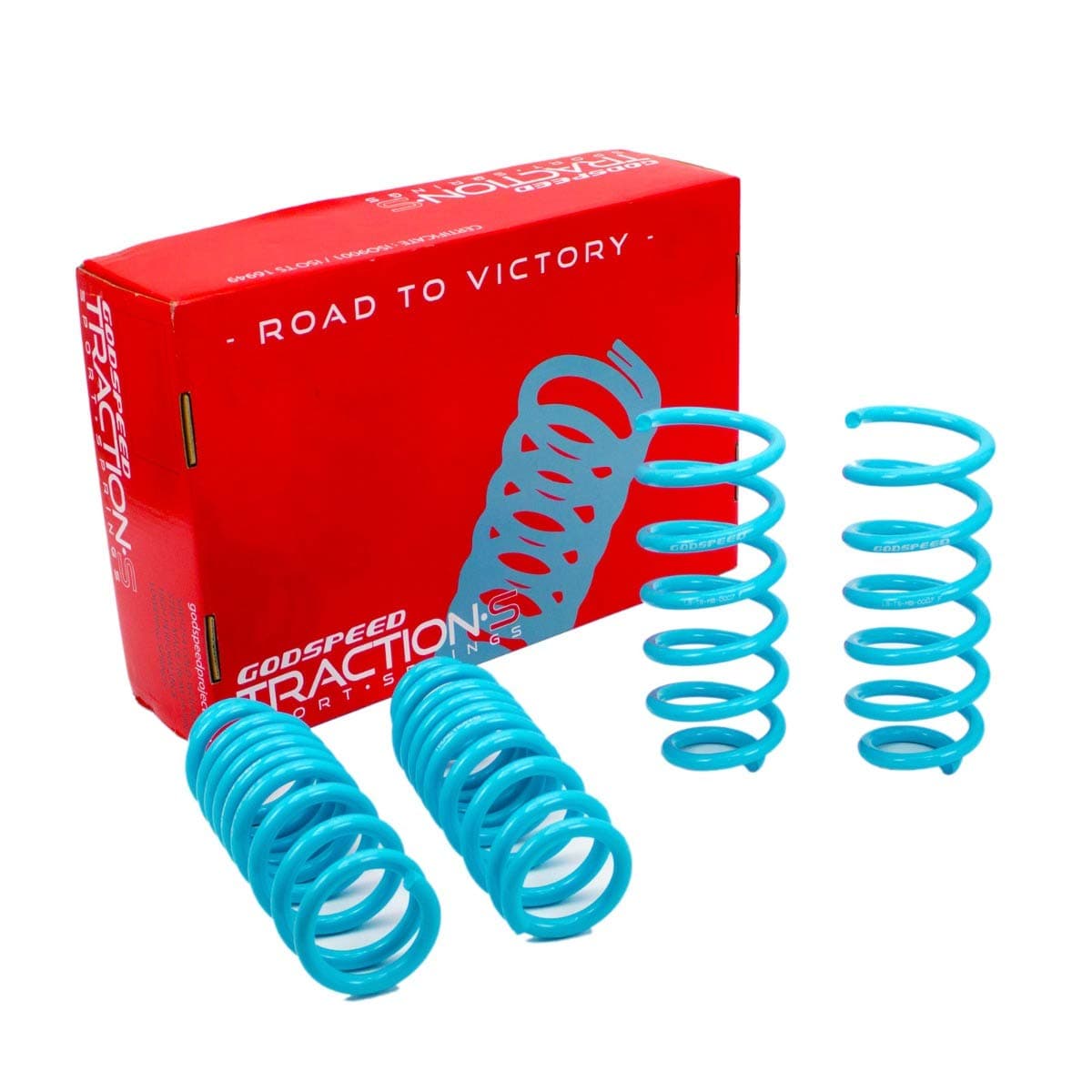 Godspeed LS-TS-BZ-0007-A Traction-S Performance Lowering Springs For Mercedes-Benz C300 Sedan 4Matic (W205) 2015-21