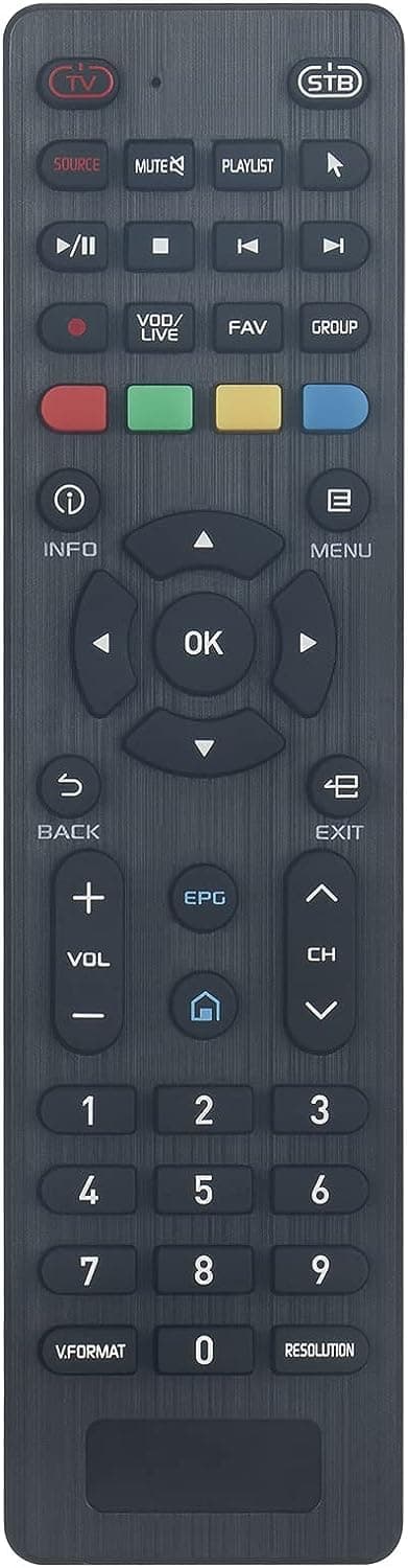 Beyution Network 52.0 Replace Remote Control Fit for Network Hoppers/Joeys/Wally Satellite Receiver with 3 Modes SAT TV AUX (with Voice Command Functions)