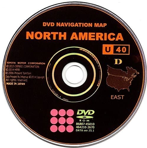 New 2014 Genuine OEM Generation 5 Lexus Navigation Update DVD, (14.1) U39