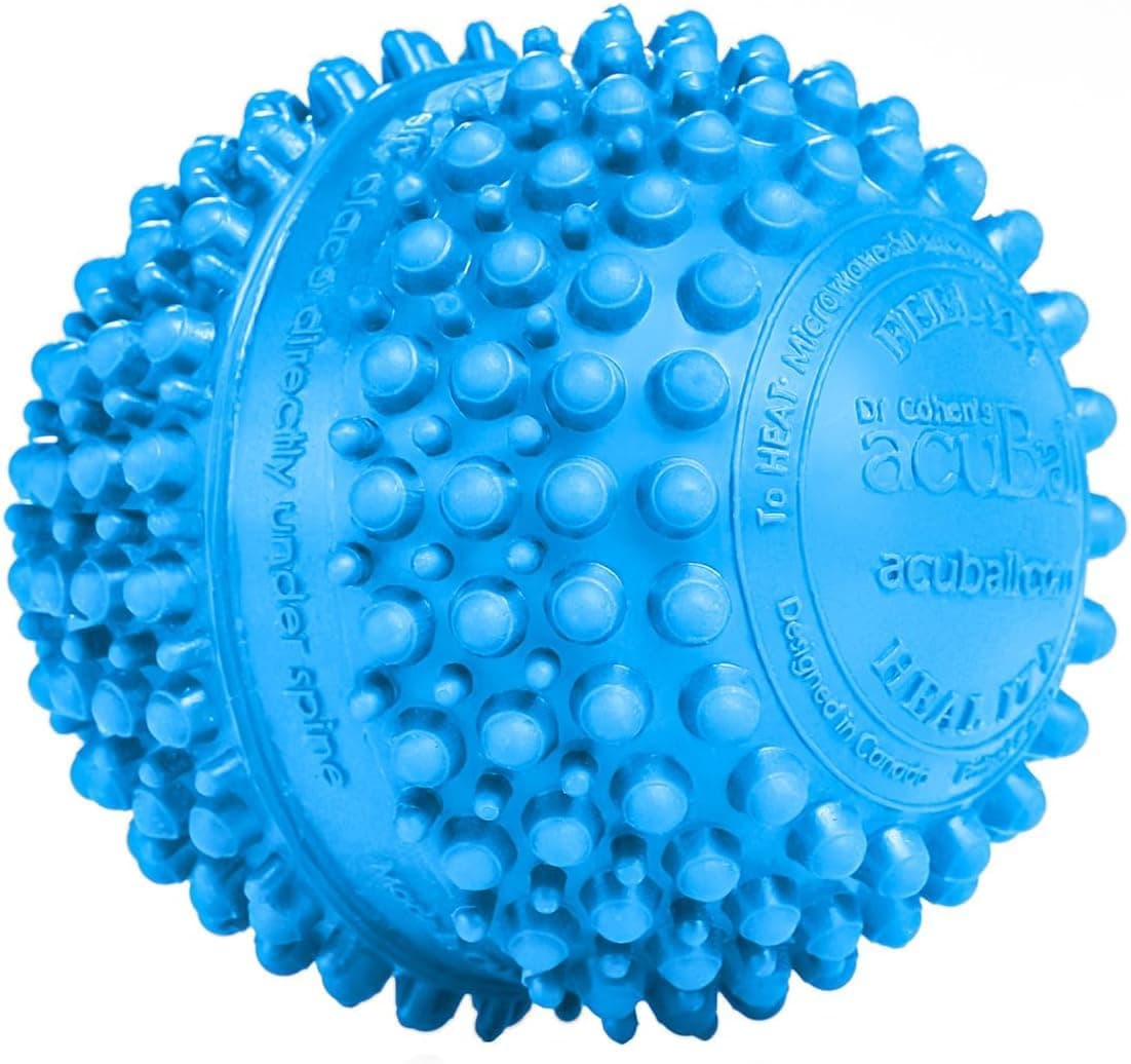 Dr. Cohen’s Heatable Deep Tissue Massage Ball - acuBall Trigger Point Massage Therapy for Myofascial Release and Exercise - Effective Back Massager Ball for Targeted Pain Relief
