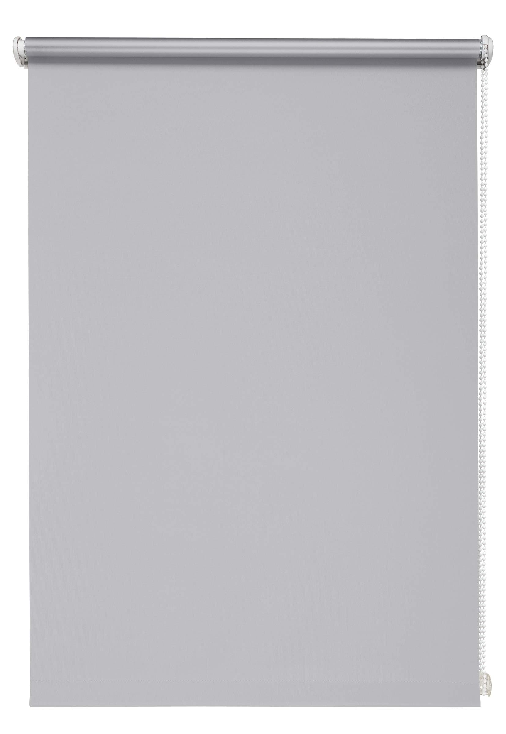 Thermal Roller Blind Grey 60 x 150 cm No Drilling Blackout Roller Blind Side Pull Roller Blind Blackout Silver Coating