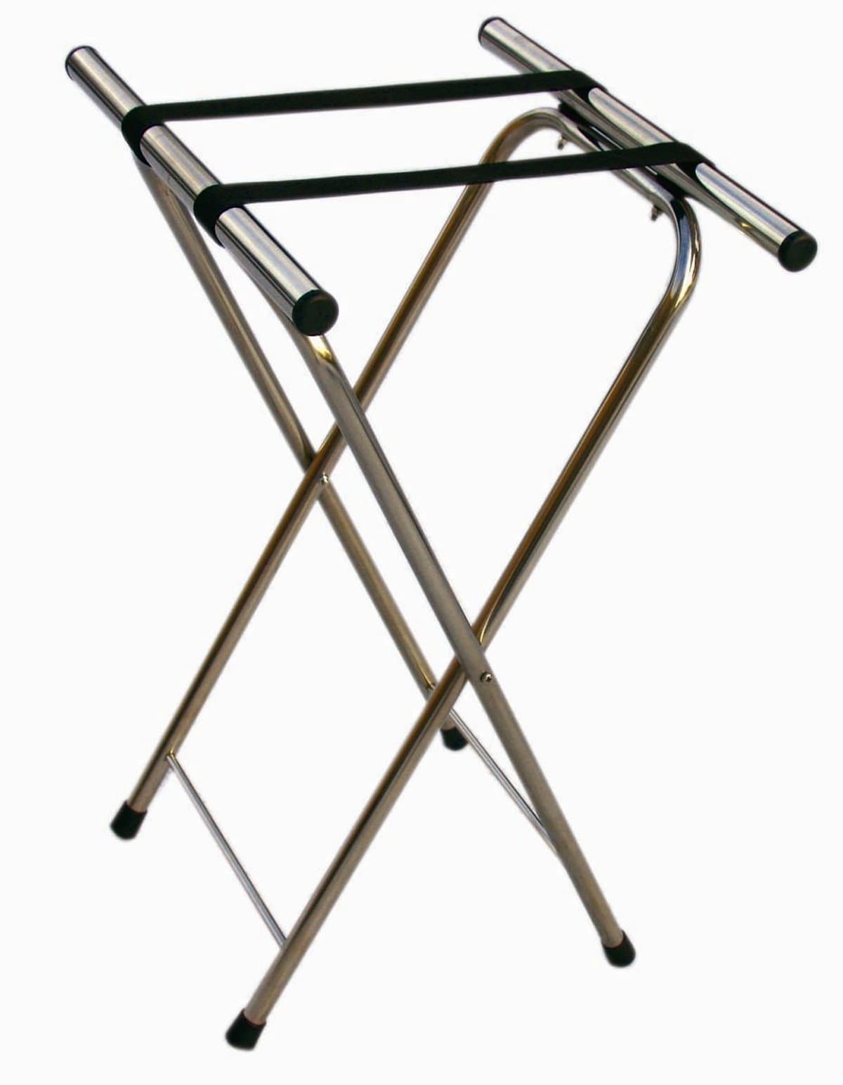 The Classic Chrome Folding Luggage Rack