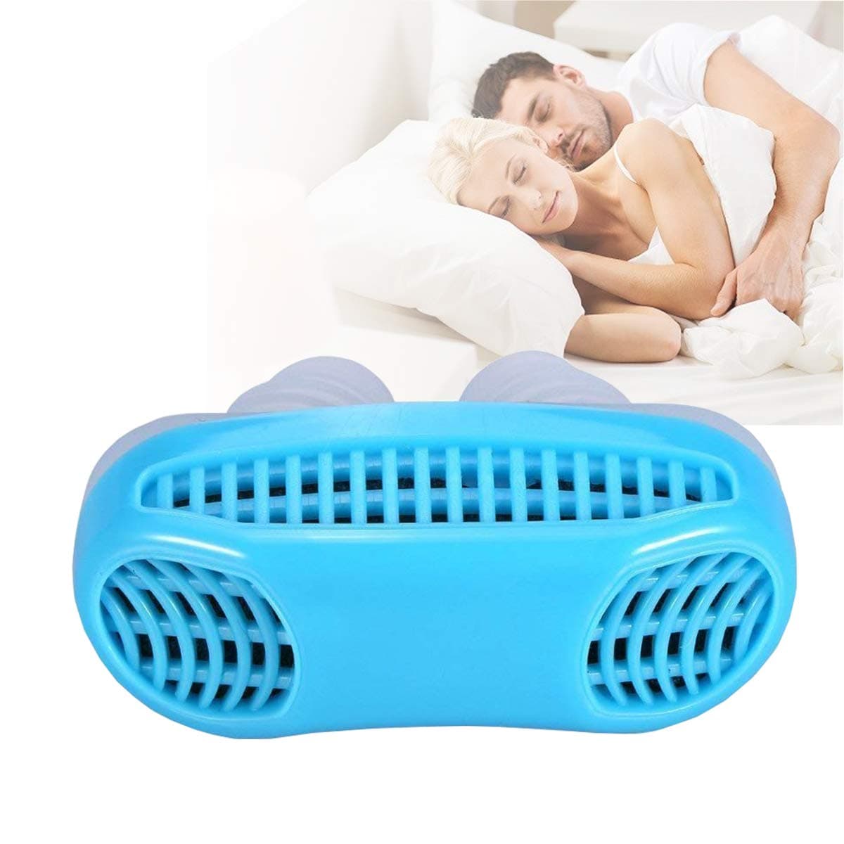 Snoring Solution, Anti Snoring Devices Snore Stopper, Stop Snoring, Best Airing Air Purifier Nose Vents Nasal Dilator, to Give You a Good Night's Sleep (blue)