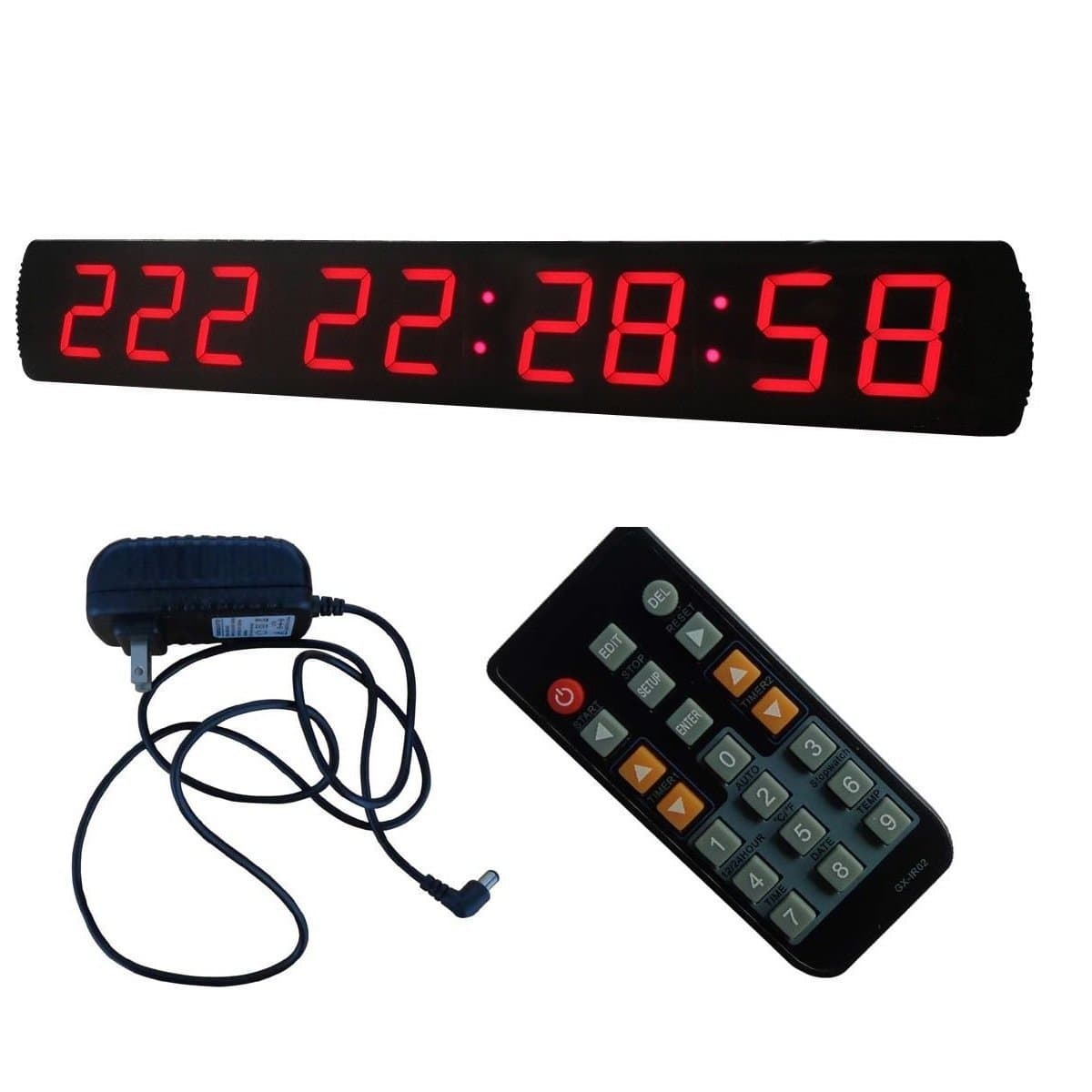 BTBSIGN Large LED Countdown Event Timer 4'' 9 Digits