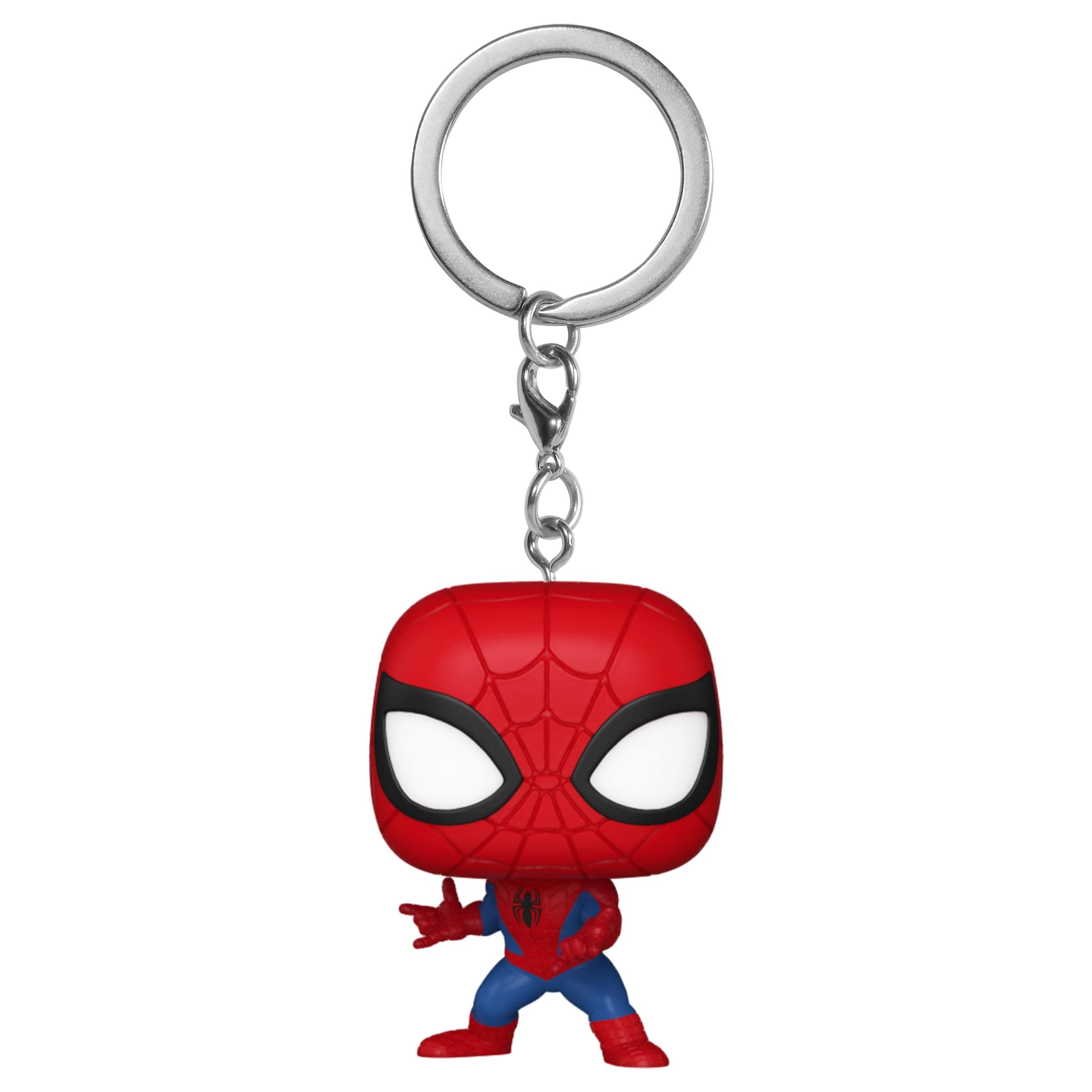 POP! Keychain: Marvel - New Classics - Spider-Man Novelty Keyring - Collectable Mini Figure - Stocking Filler - Gift Idea - Official Merchandise - Backpack Decor
