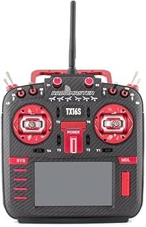 Radiomaster TX16S MKII MAX with AG01 Hall Gimbals Radio Control System ExpressLRS or Multi-Protocol 4in1 (ELRS Mode 2-Red)
