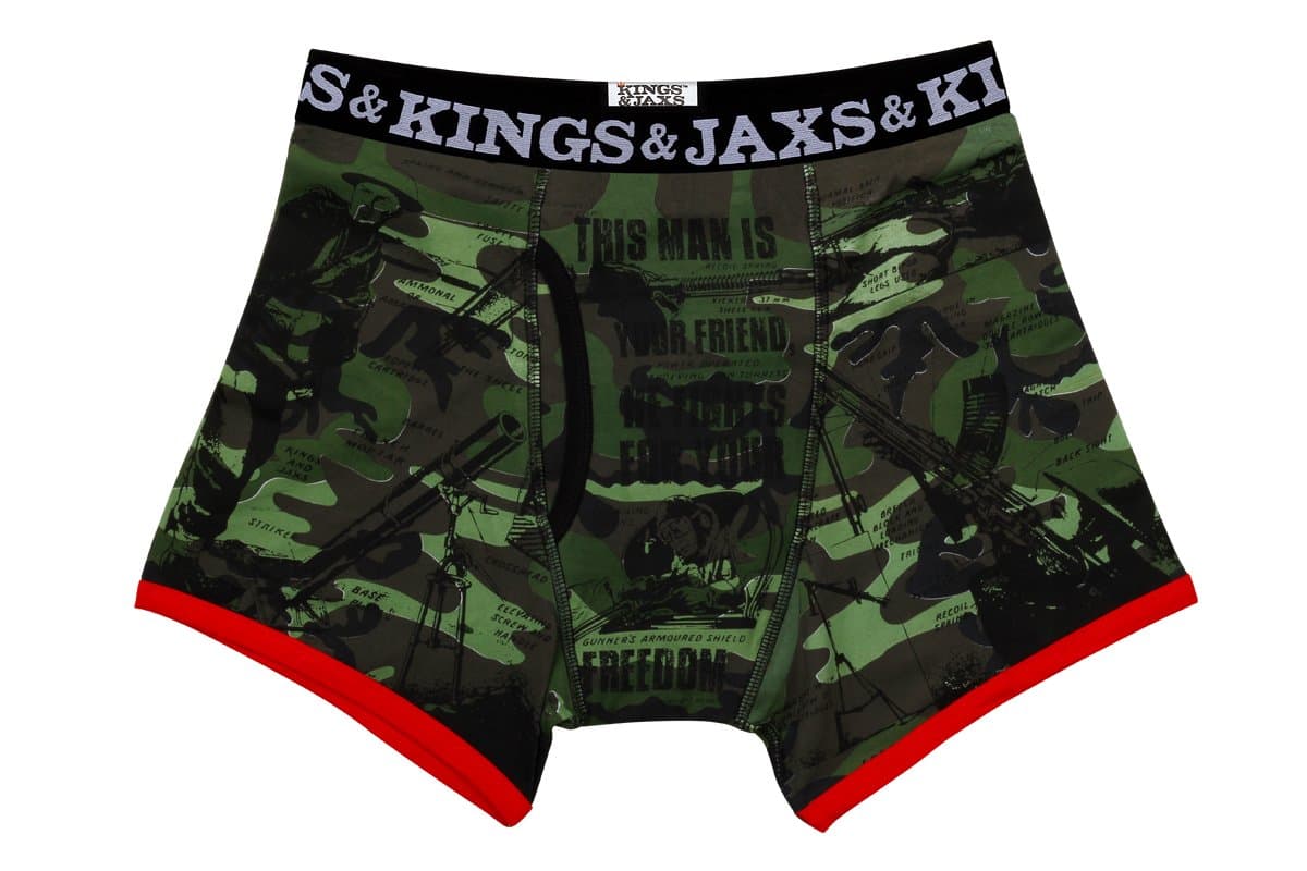 Men's Gunner Boxer Briefs (Green)