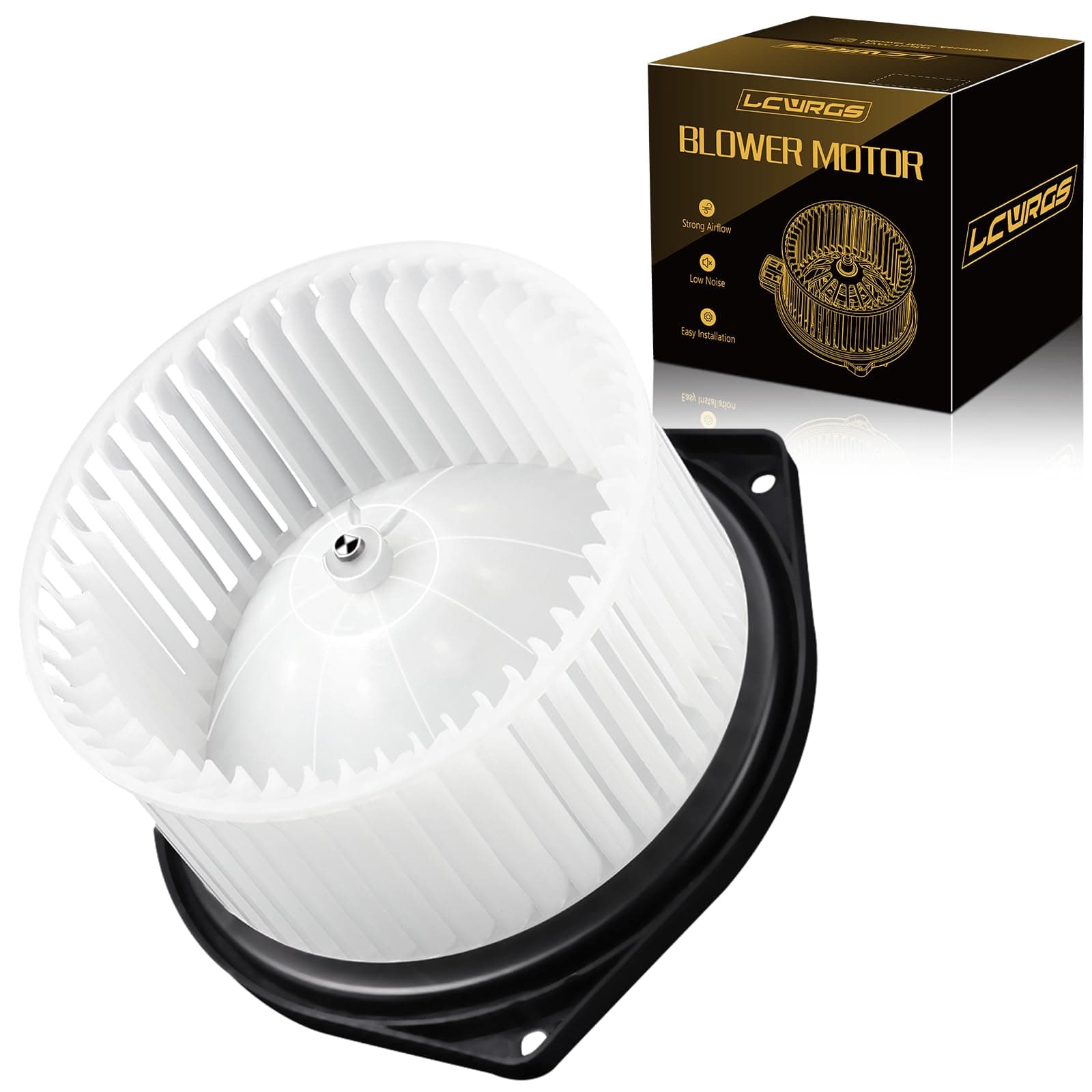 Front AC Blower Motor with Fan Fits for 2002 2003 2004 2005 2006 2007 Mitsubishi Lancer Outlander HVAC Heater Blower Motor Replaces# 700038