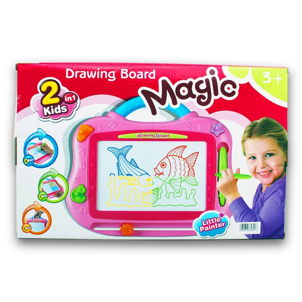 UKR Drawing Board Magic Draw Erase (Pink)