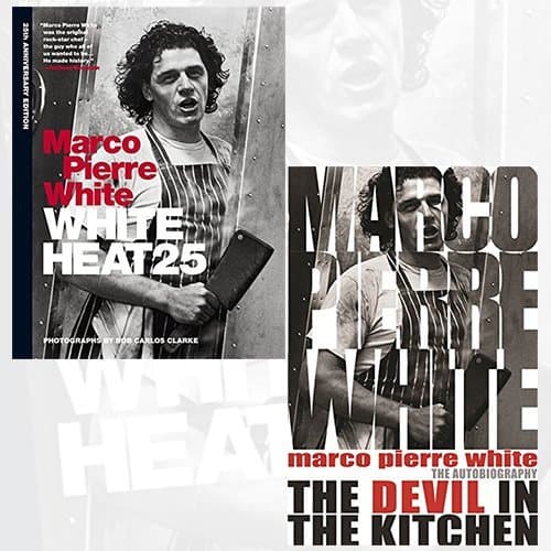 Marco Pierre White Collection 2 Books Bundle (White Heat 25: 25th anniversary edition, Devil in the kitchen [Paperback])