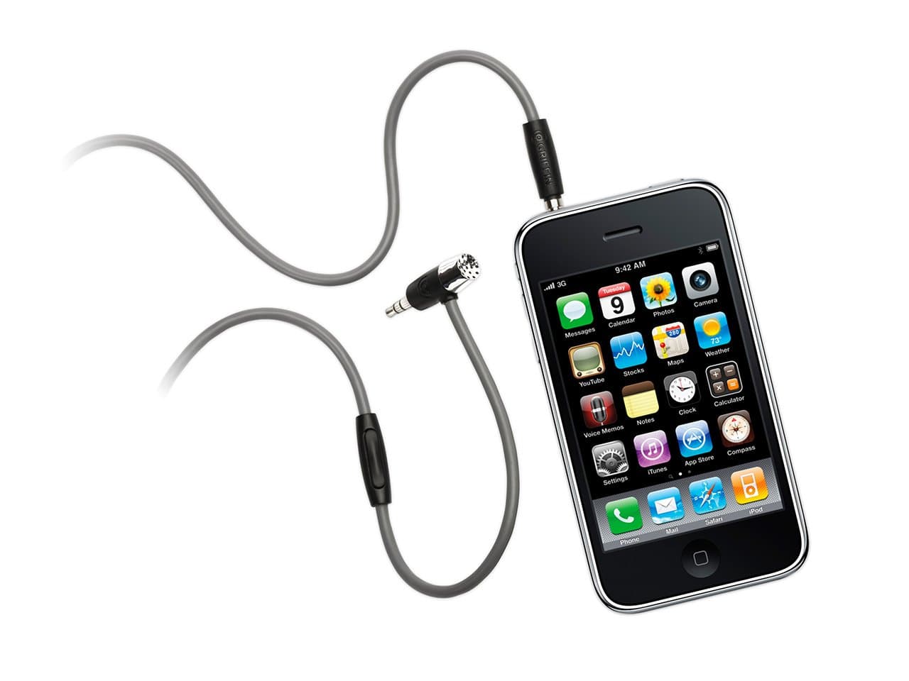 Griffin Technology Hands-Free Mic + AUX Cable