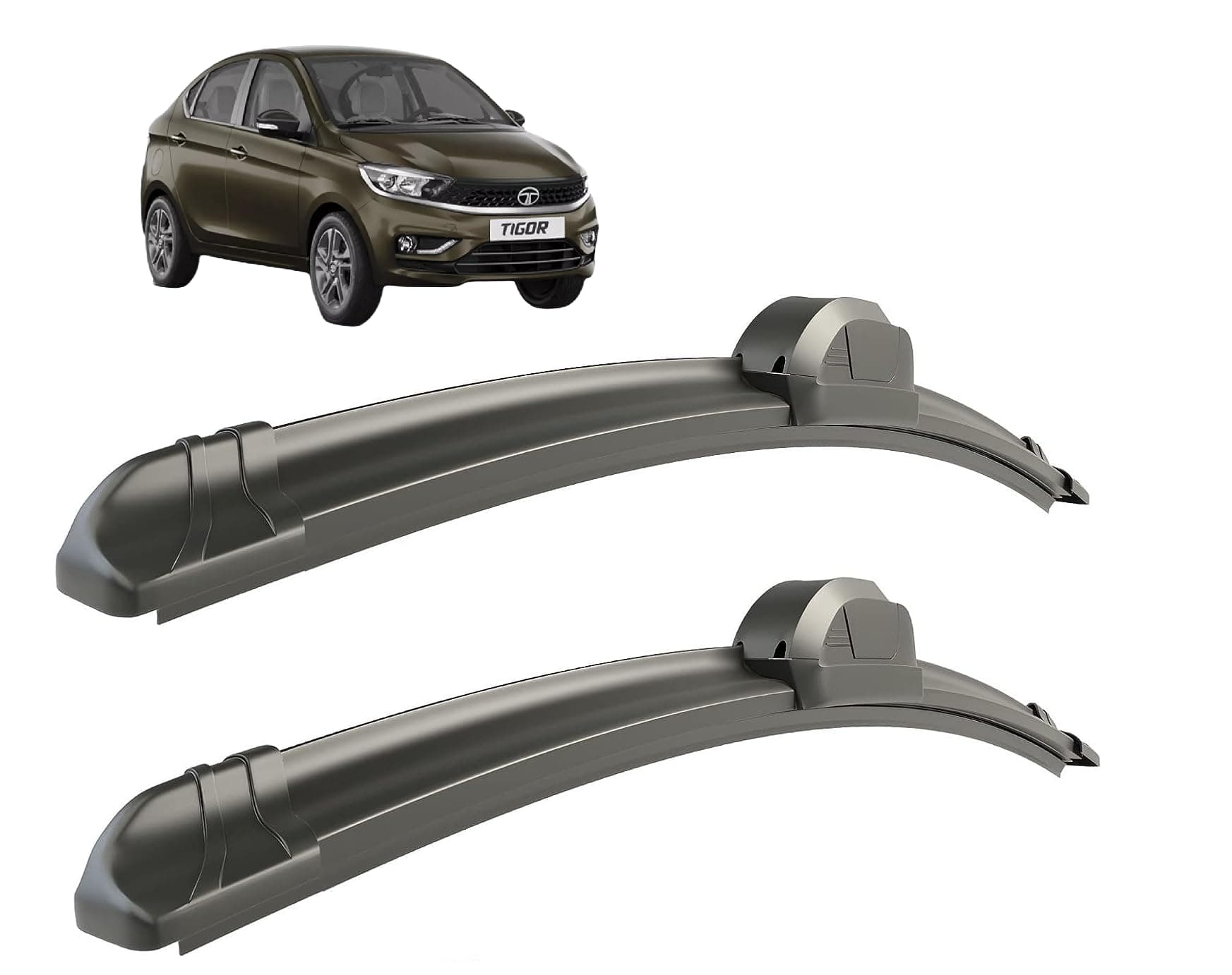 Windshield Car Wiper Blades Compatibility With TATA Tigor (Model : 2015-Till Date), Tigor Wiper Blades - Set of 2Pc (D-22,P-16)
