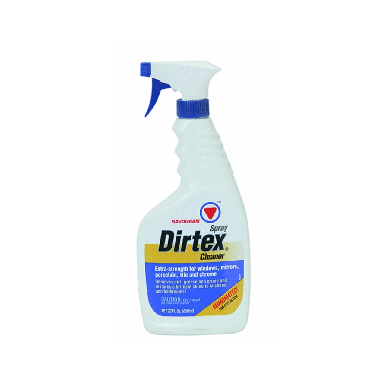 Savogran 10763 Dirtex Spray Cleaner Extra-Strength For Windows, Mirrors, Porelain, Tite and Chrome 22 oz