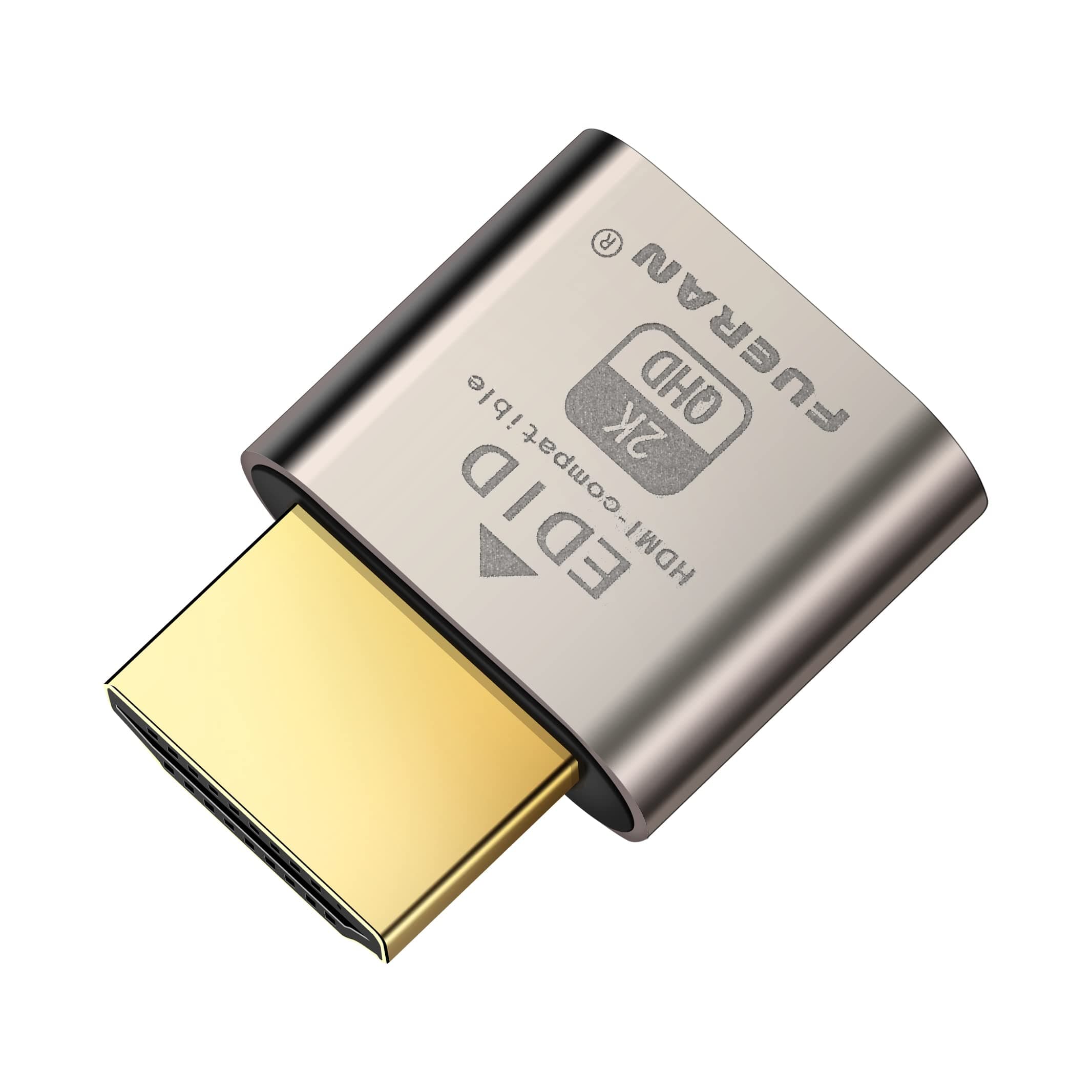 HDMI Dummy Plug Headless Ghost Display Emulator HDMI-Compatible（Fit Headless-1920x1080 New Generation@60Hz） (HDMI2.0-2K-1P)
