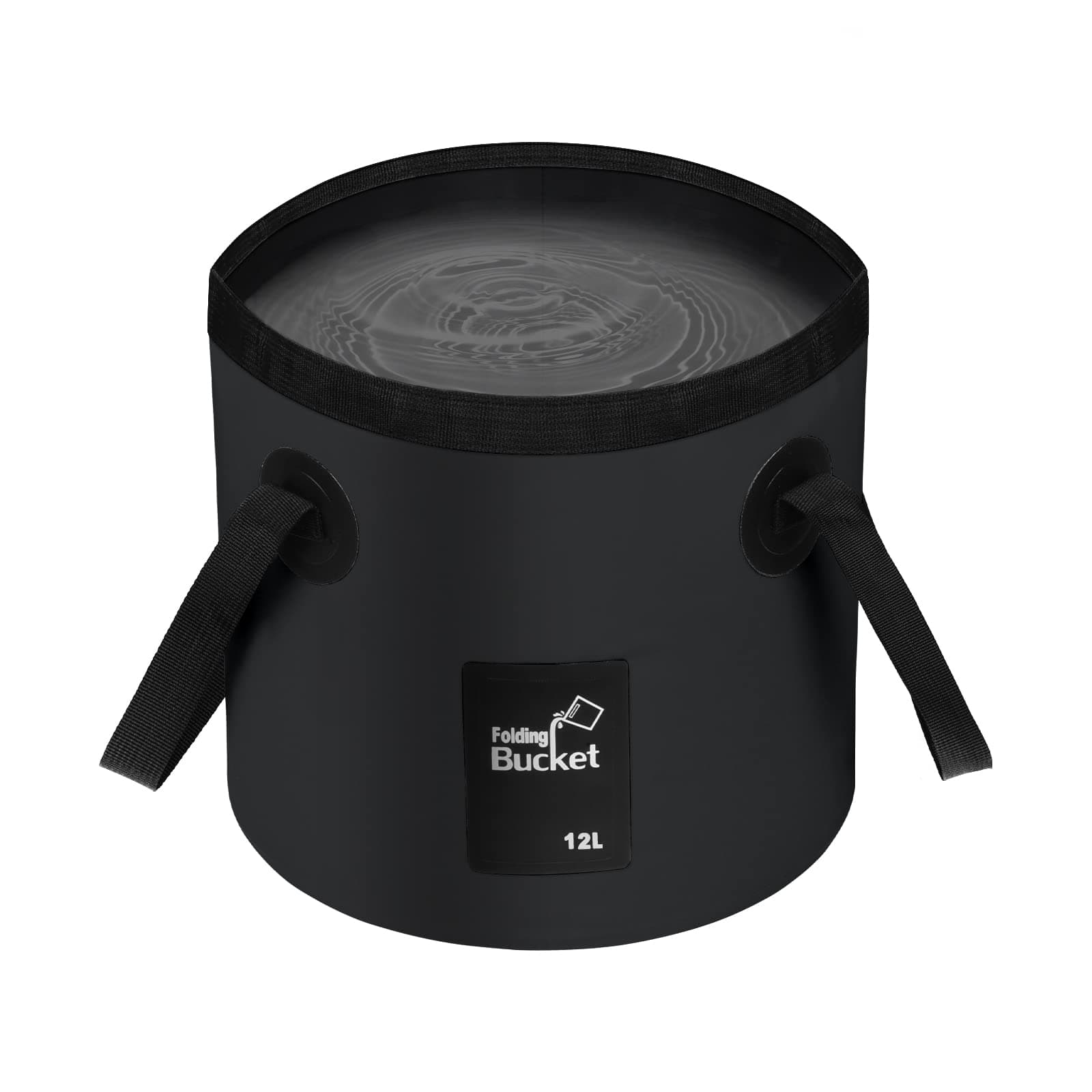 Handy Folding Bucket 12L/20L, Portable Collapsible Bucket for Plumbing, Cleaning, Camping, Hiking, Fishing