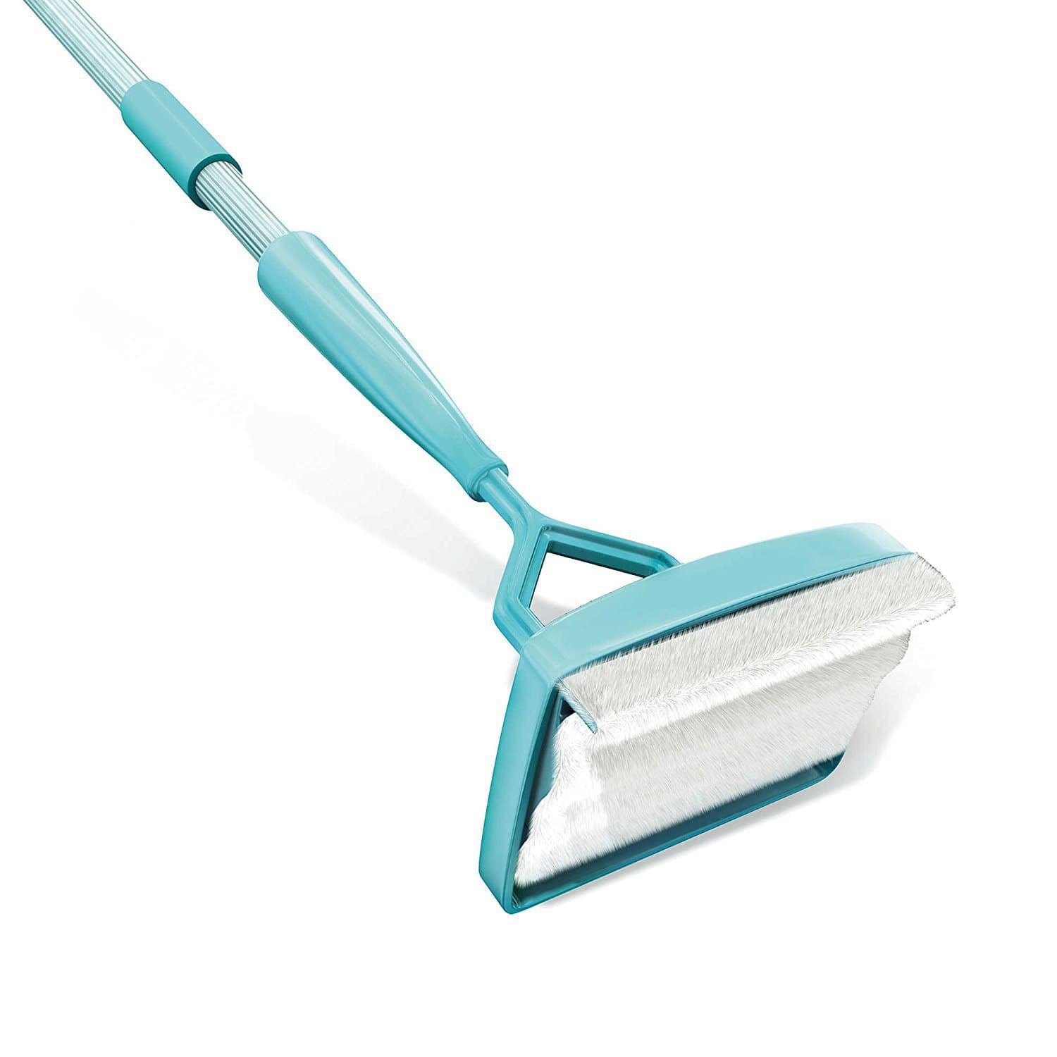 Extendable Broom with Microfibre Head for Cleaning Wall Skirting Boards