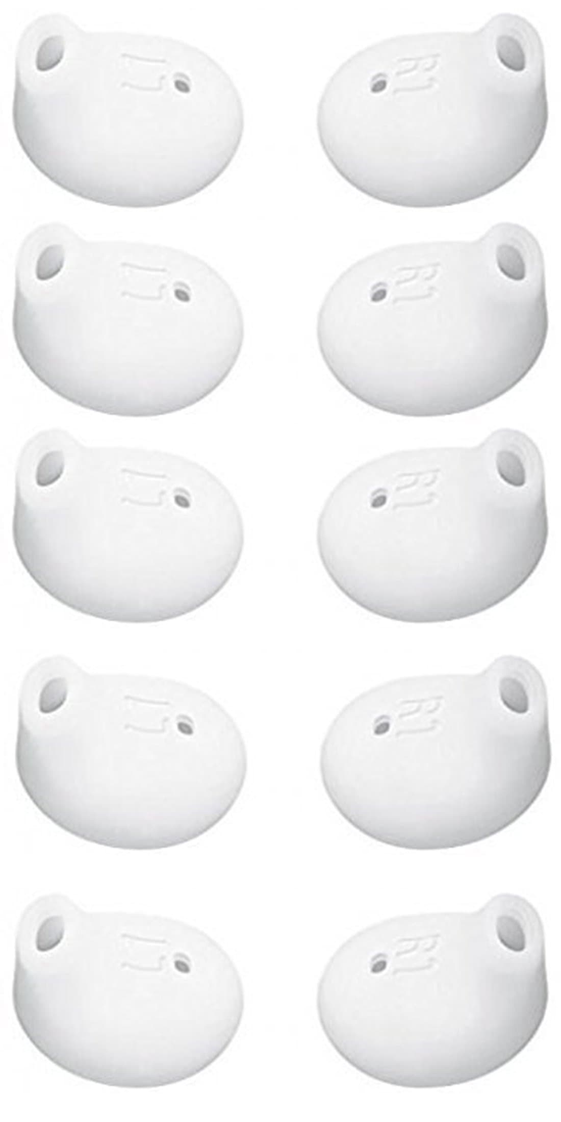 Replacement Eargels Buds Tips Covers for Samsung Galaxy S6 / S7 / Edge Plus/Note 5 / G9200 / G9250 / G9208 / Level U Earphones Earpods 5 Pairs