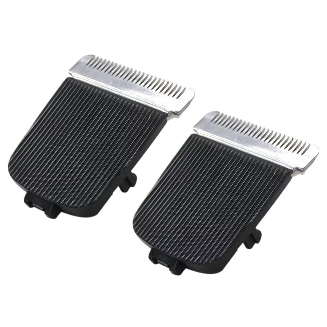 2Pcs Replacement Blade for Manscaped Lawn Mower 4.0 3.0 2.0 Electric Groin Hair Trimmer Blade, Hygienic Snap-In Replacement Clipper Blades - Black