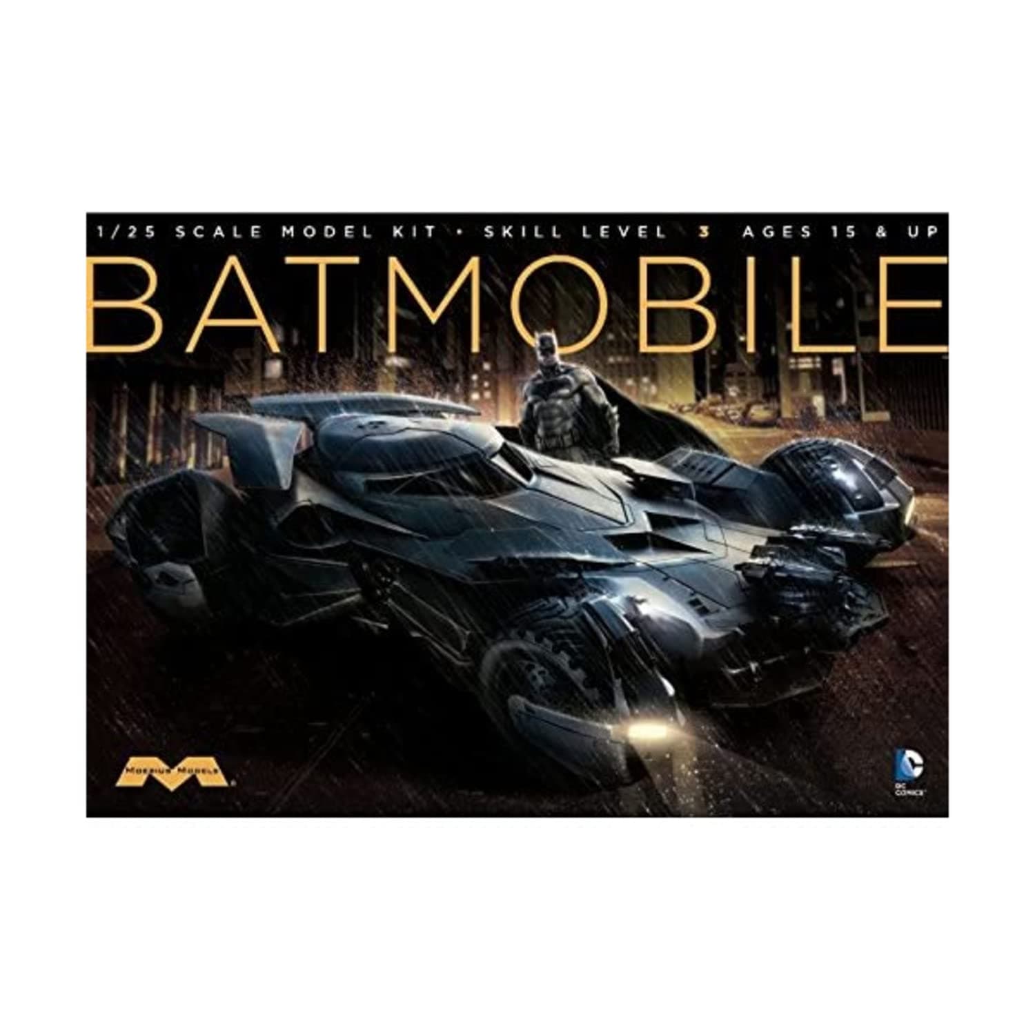 Moebius MMK964 1:25 Scale Batman vs Superman Batmobile Model Kit
