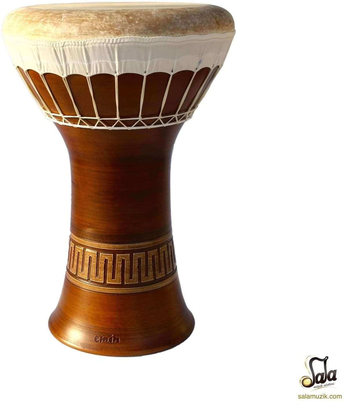 Professional Clay Ceramic Medium Bass Darbuka Drum By Emin Percussion Doumbek