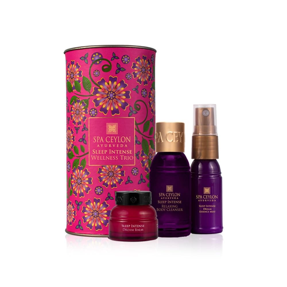 SPA CEYLON Sleep Intense Wellness Trio Set | Intensive Spa Essentials for Dee...