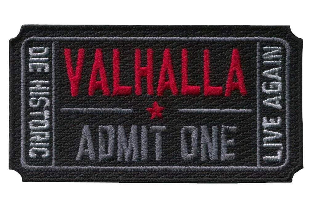Tactical Ticket to Valhalla Morale Military Vikings Mad MAX Patch