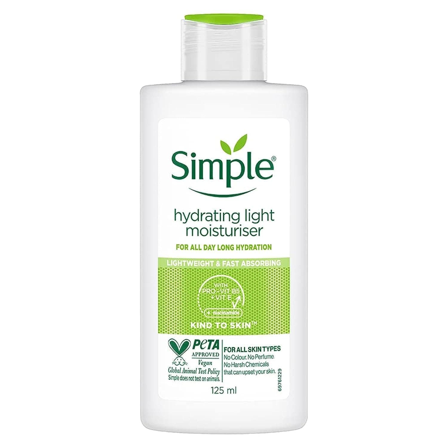 Simple Hydrating Light Daily Face Moisturizer, 125Ml