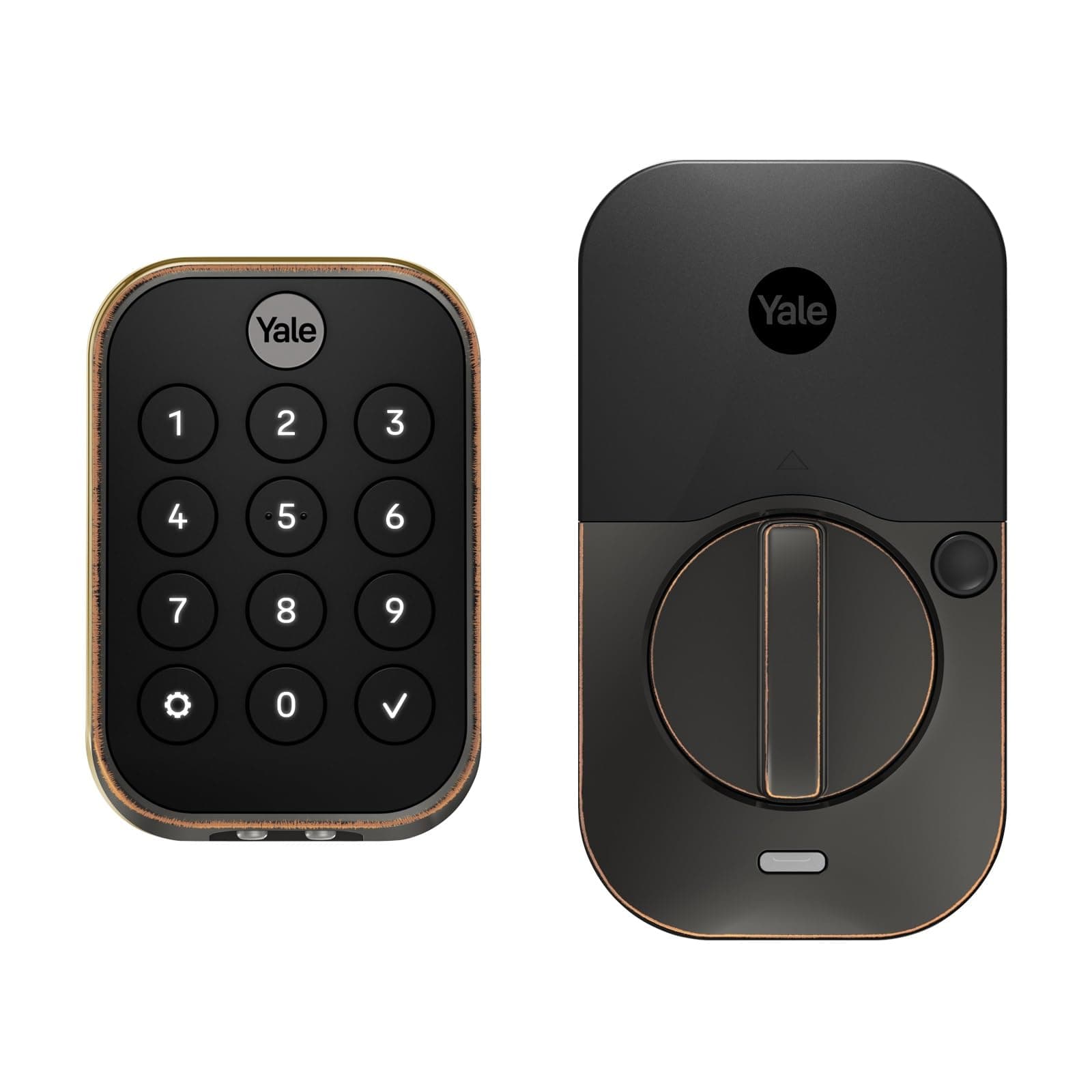 Yale Security Assure Lock 2 Key-Free Keypad Lock with Bluetooth, Oil Rubbed Bronze