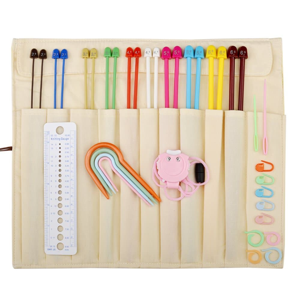 Knitting Needles 10pack Multicolor Knitting Needles,Knitting Needles Set,Girlfriend Gifts, Wife Gifts,Mom Gifts (10pack)