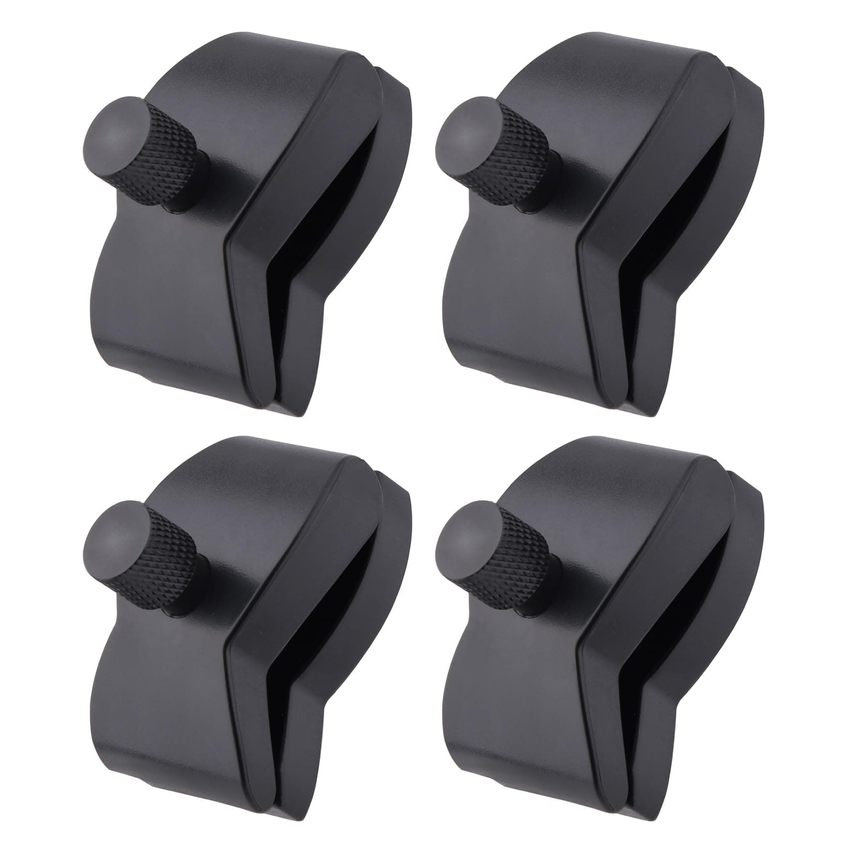 4 Wall Mount Clamp Compatible With Rug, Strong Hold Wall Mount Compatible With Carpet, Wall Mount Display Holder Clamp Compatible With Rug Blanket Carpet, Black