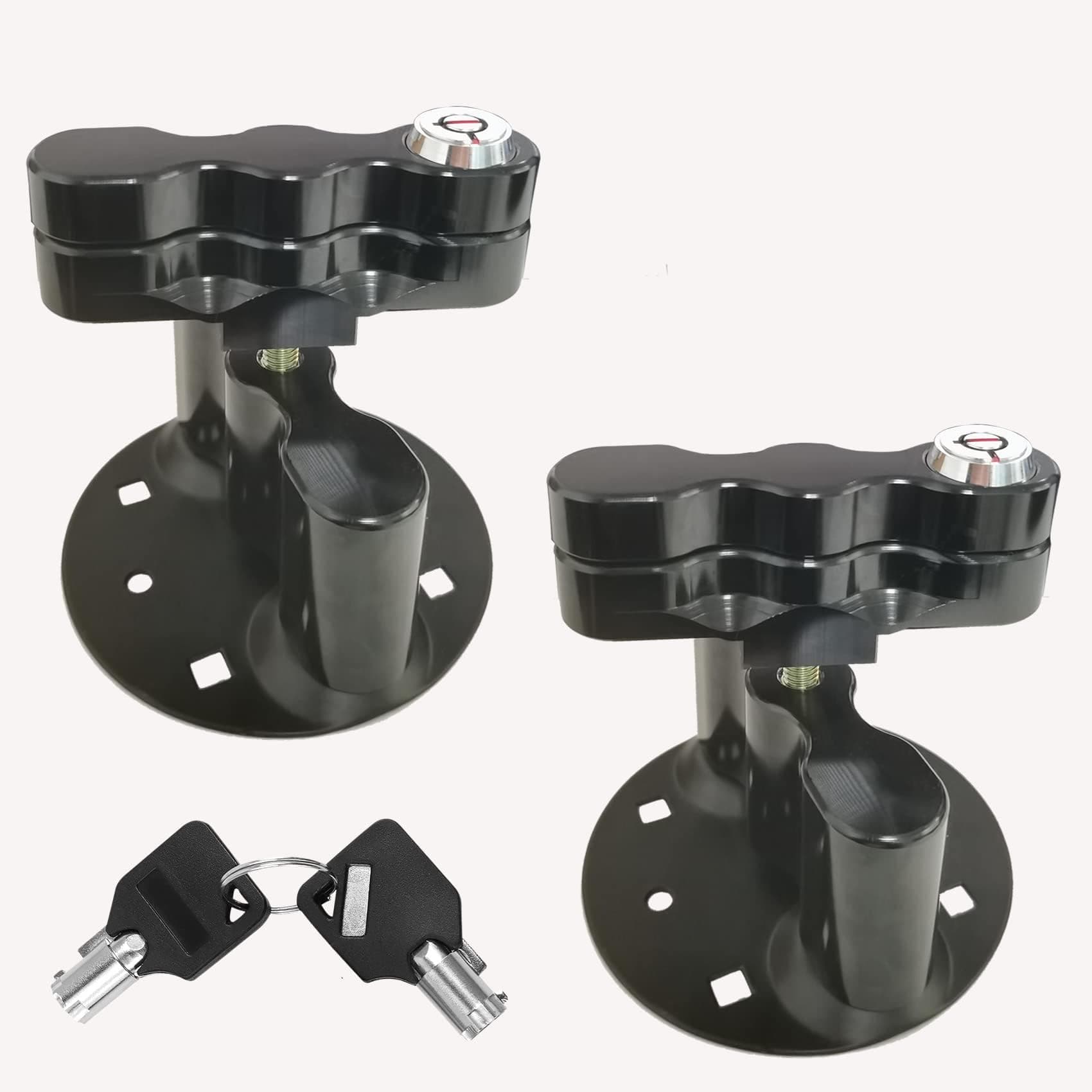 RX-LOX-PM Mount Lock 2 Pack with Keys Compatible with Rotopax Standard Water Container, Gasoline Pack, Storage Box, Fuel Pack - Sturdy and Durable