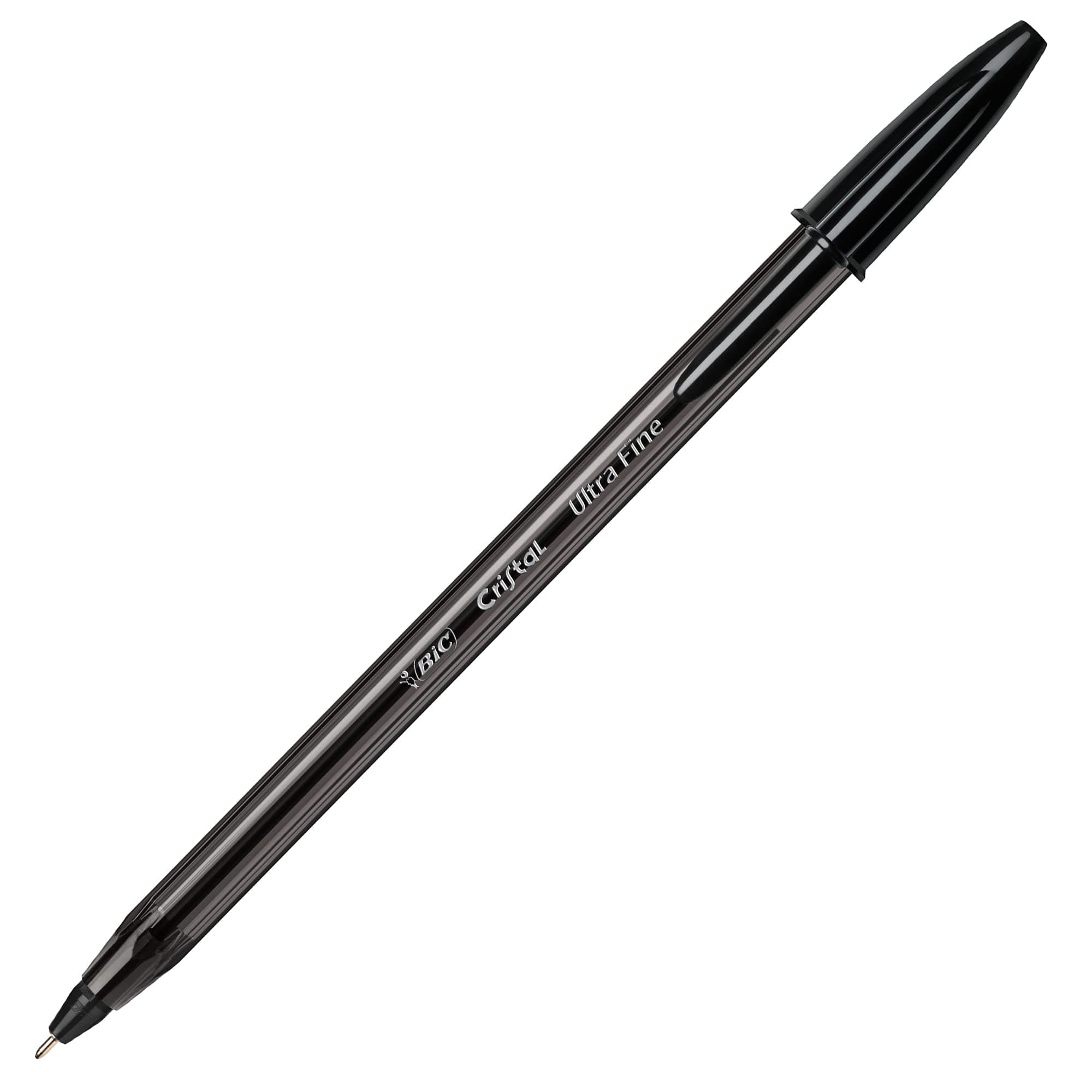 Bic Crystal Exact Fine Point Pen (0.7mm) - Black, Box of 20