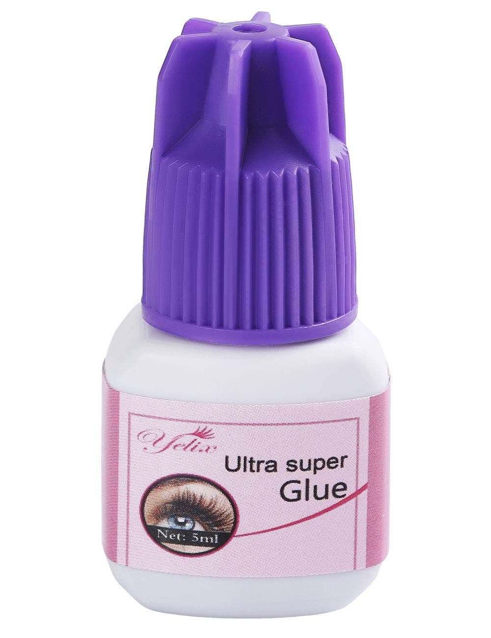 Professional Eyelash Glue - Fast Drying Time Extra Strong Hold Long Retention Black Adhesive for Individual Eyelash Extensions Bonding Supplies by Yelix (5ml)