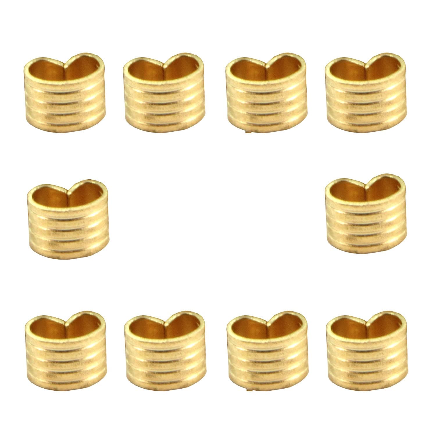 Zeberoxyz 10pcs Copper Buckle,Wire Cable Connector, Wire Cable Terminal Lightweight Compact Terminal Accessory for 3D Printer Parts (Copper Buckle)