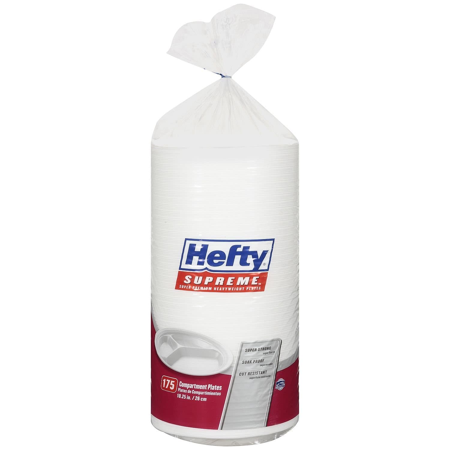 Hefty Compartment Plates - 10 1/4" - 175 Count