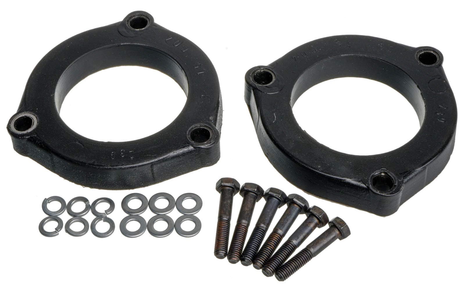 Front strut spacers 20mm That is compatible with Volkswagen CADDY, EOS, GOLF, PASSAT, POLO, SHARAN, SCIROCCO, SURAN, SPACEFOX, TIGUAN, TOURAN Lift Kit