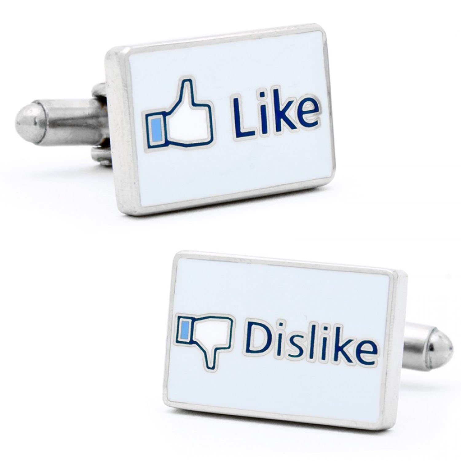 Like Dislike Social Network Cufflinks