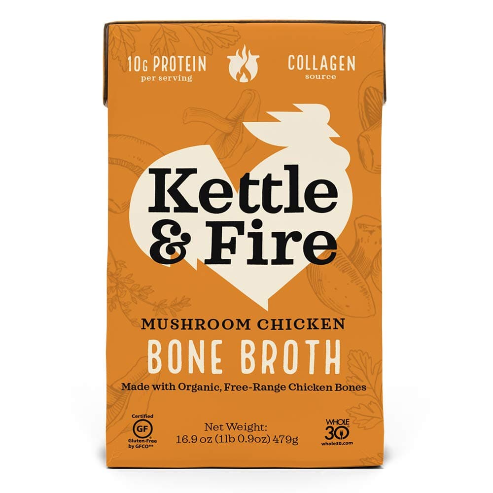 Kettle & Fire Bone Broth Mushroom Chicken - 16.2 fl. oz.