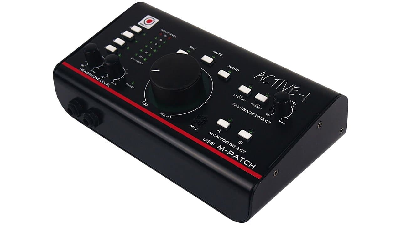 SM Pro Audio M-Patch Active-1 Precision Monitor Control Plus Studio Talkback and USB Audio I/O