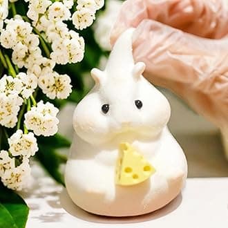 Handmade Taba Squishy Hamster Ultra Soft Squishy Fidget Toys Silicone Squeeze Toy for Kids & Adults ( Hamster )