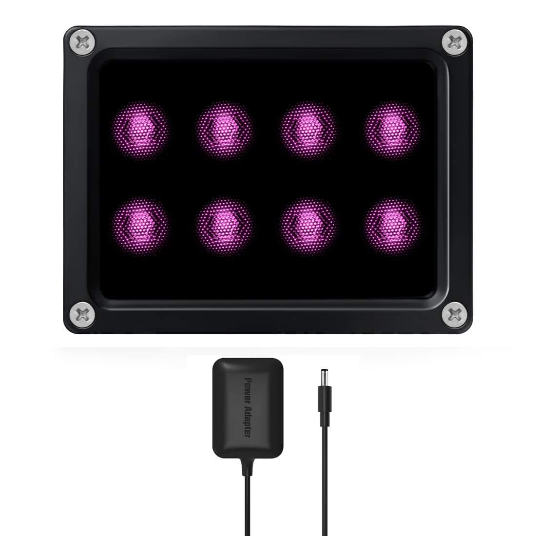 120ft IR Illuminator | BI8 Compact and Powerful 90° Infrared Light for CCTV Security Camera (w/Power Adapter)