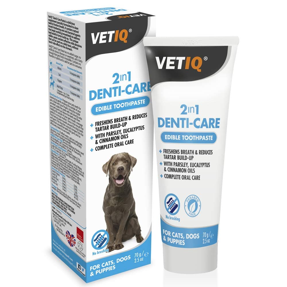 M&C Fresh Breath & Dental Paste Edible Toothpaste for Dogs 70g (Pack of 2)