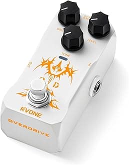 Overdrive Guitar Pedal, Tube Screamer Guitar Pedal, Guitar Effects Pedal for Electric Guitar, Analog Guitar Effects Pedal, True Bypass