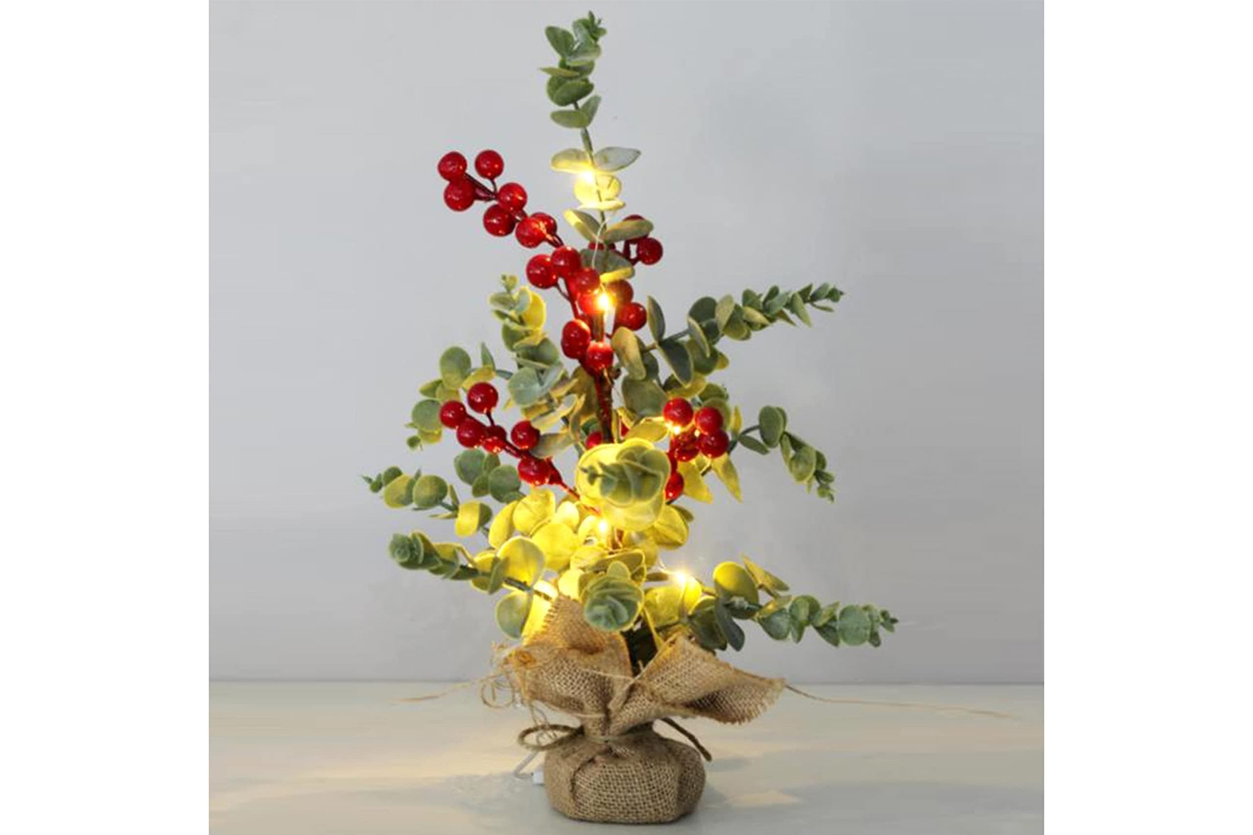PAN Home Harper Christmas Tree With Light - 40 cm - Green